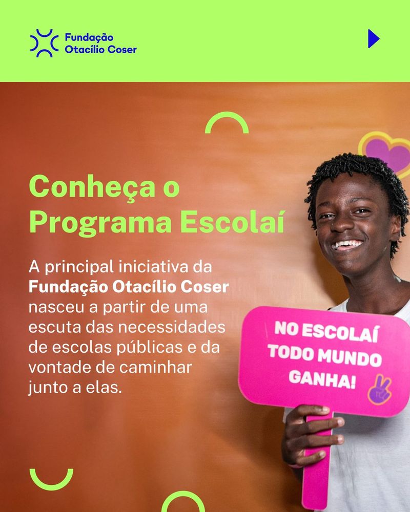 Capa do carrossel Conheça o Programa Escolaí